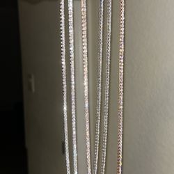 Moissanite Tennis Chain 