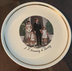 JFK Collectible Plate 