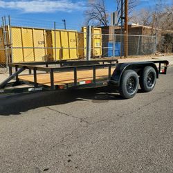 2021 Flat Bed Utility Trailer 16ft Long