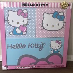 New Set of Hello Kitty Canvas (3 Pieces)