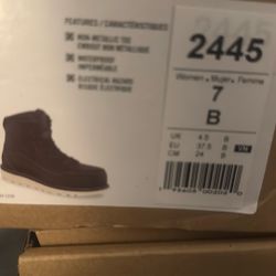 Red Wings Women Steal Toe Boots Size 7