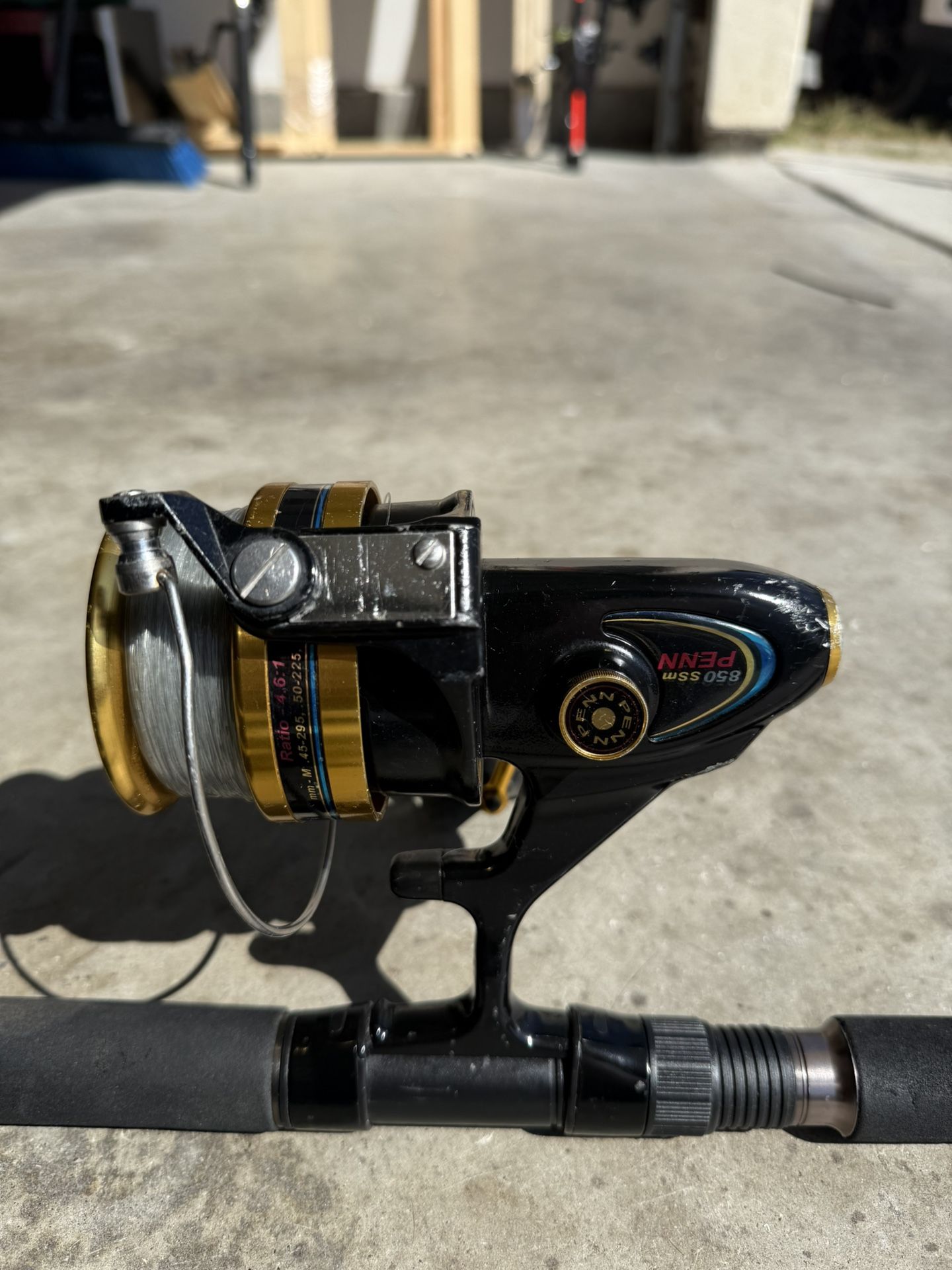 Penn 850SSM Spinning Reel + Daiwa Beef Stick 10’ Surf Rod – Ready to Fish