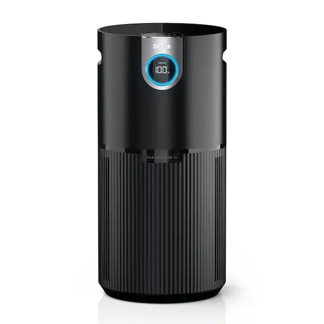 Shark Air Purifier MAX with True NanoSeal HEPA, Cleansense IQ, Odor Lock (1200 Sq. Ft.) Charcoal Grey, HP202