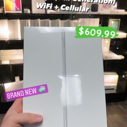 iPad 256gb Silver (9th Generation) WiFi + Cellular **BRAND NEW**