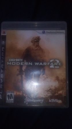 PS3 call of duty modern warfare 2