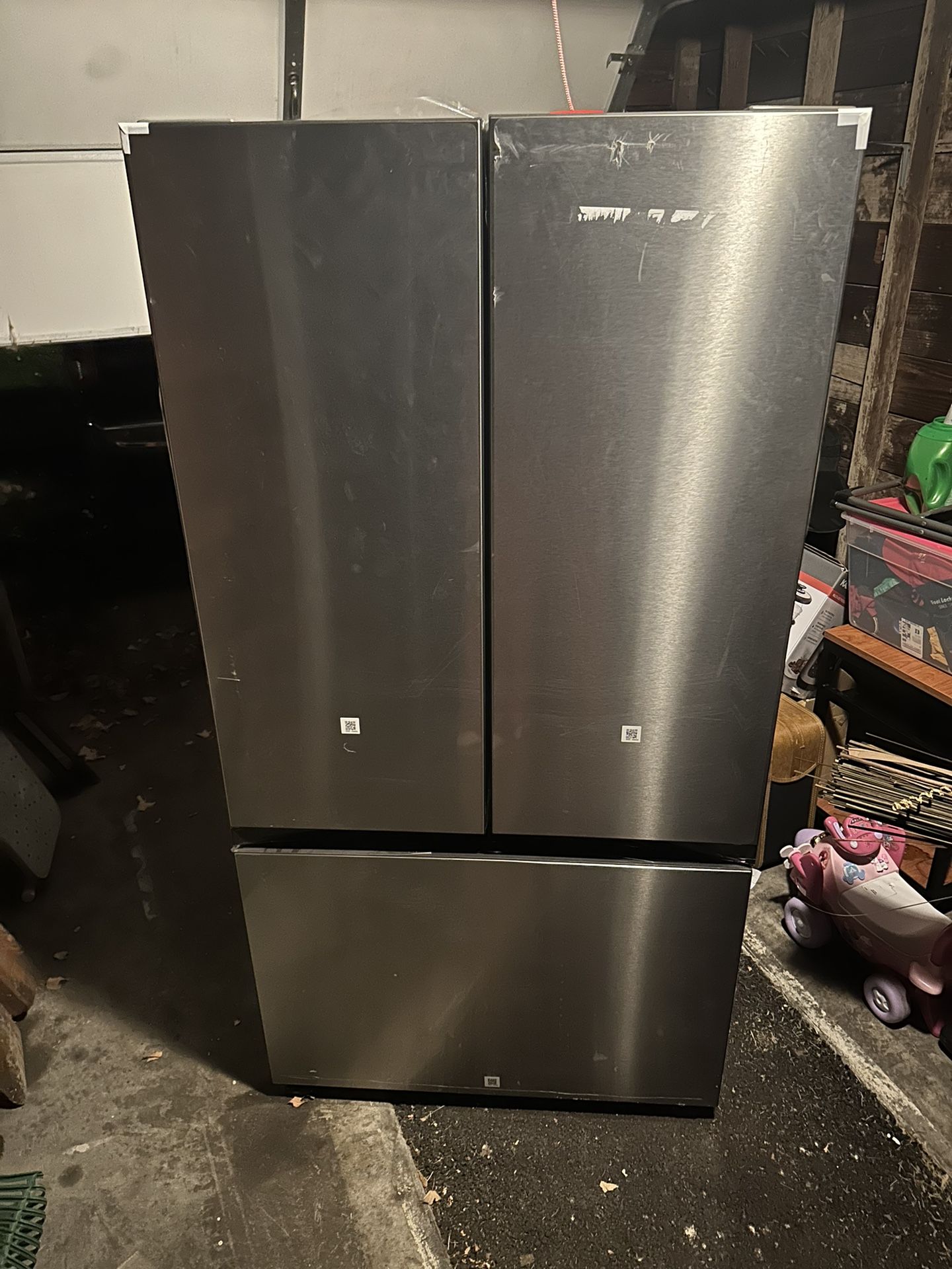 Samsung Bespoke 30 cu ft 3 door Refrigerator and freezer