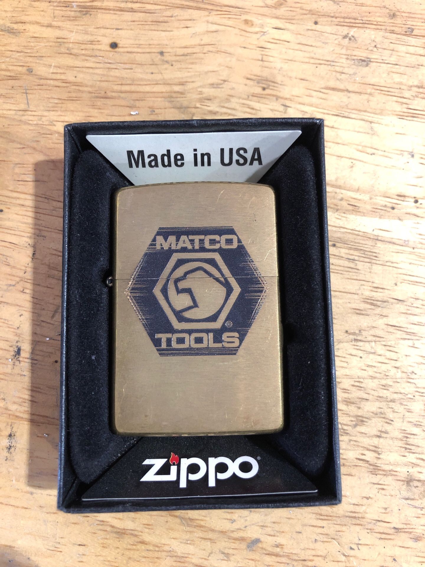 Zippo lighter Matco