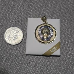 pendant for chain 10k DC Lion Medal Charm