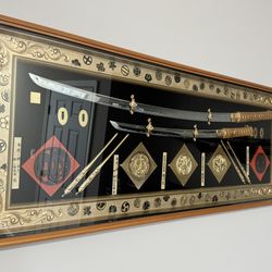 Framed Swords that bring peace to Japan