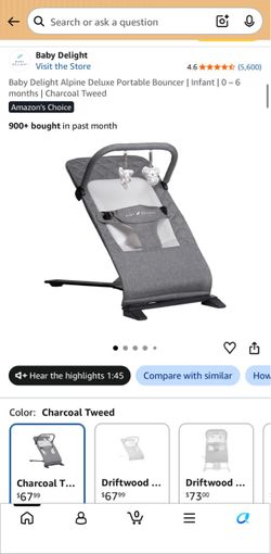 Bouncer Baby Delight $50 OBO