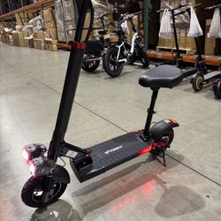 Electric scooter with seat