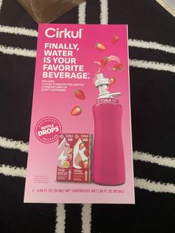 Cirkul stainless steal drink bottle