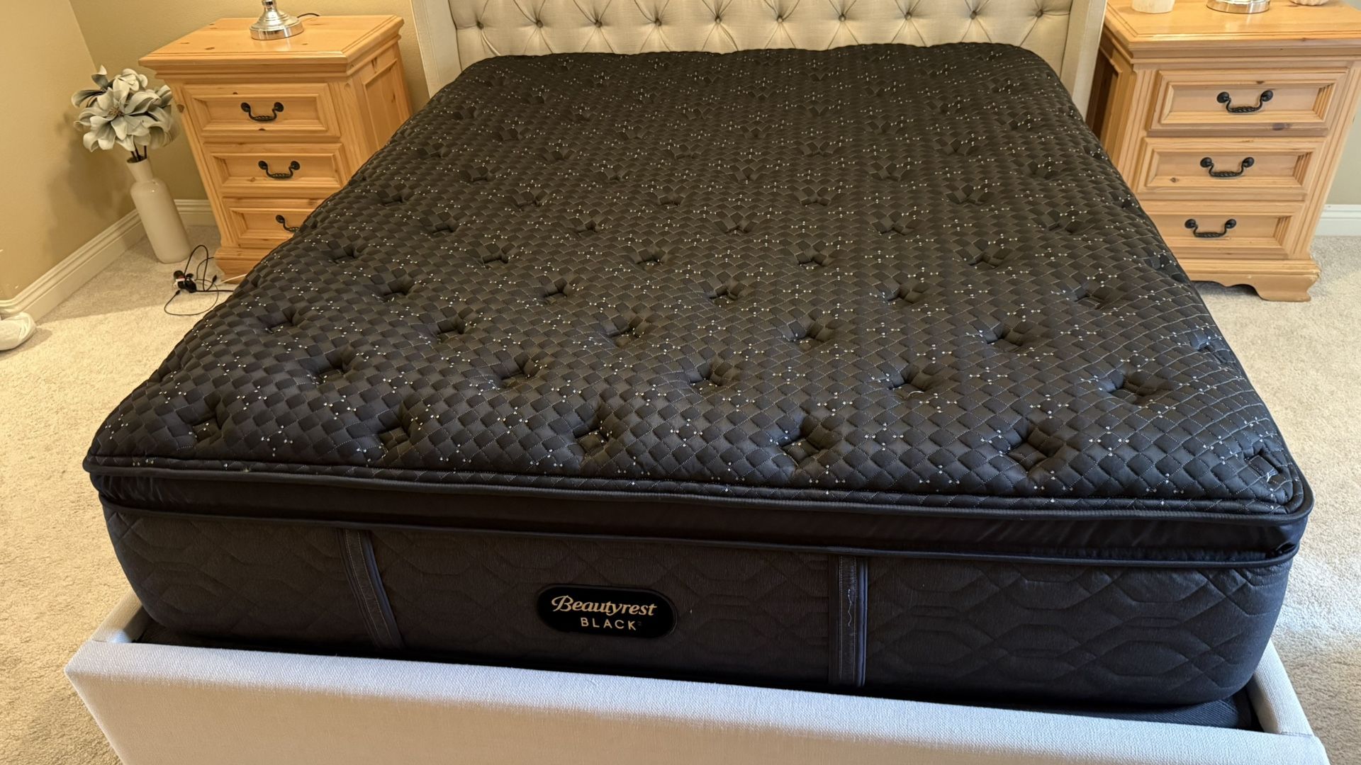 Beautyrest Black Series Three 16.75” Plush Pillow Top Mattress - Cal King