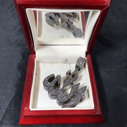 allah Diamond-studded pendant