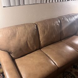 Leather Couch 