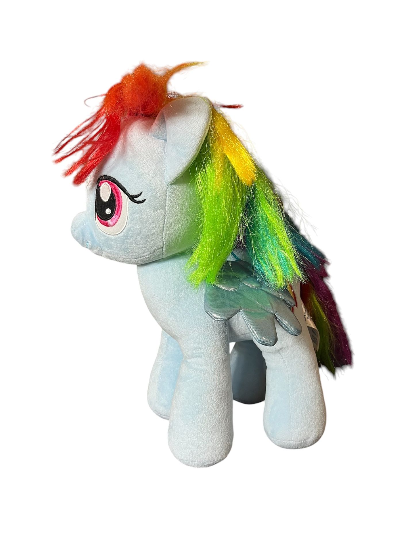 Build A Bear BAB 16" My Little Pony Rainbow Dash Plush Stuffed Animal With Wings