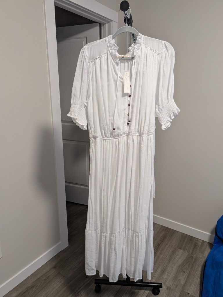 Joie De Vivre White Dress Size 1x
