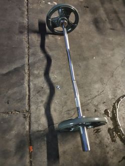 Bar with weights