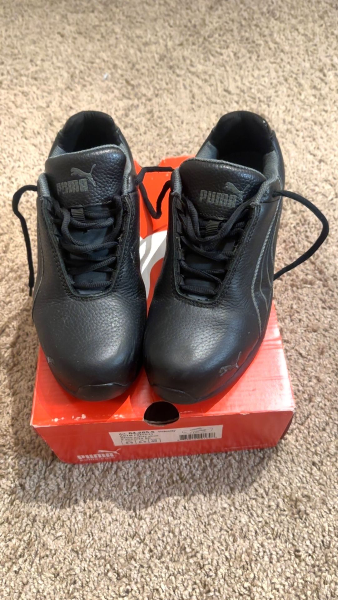Puma Black Safety Shoe Size 8.5