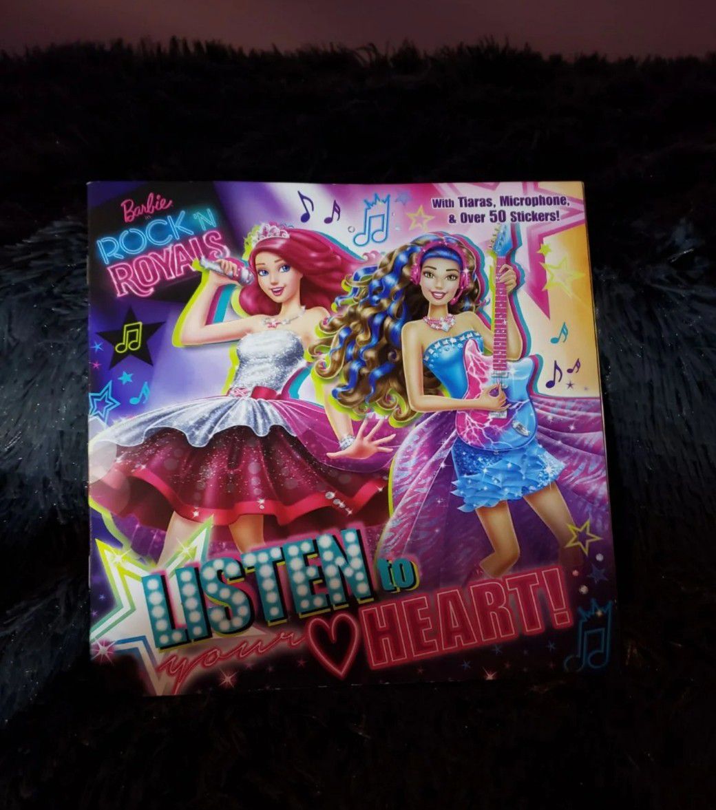 NEW Barbie Rock 'N Royals Sticker Book