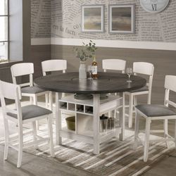 Round Dining Table Set with Chairs