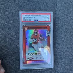 Jamar Chase rookie /175 PSA 10