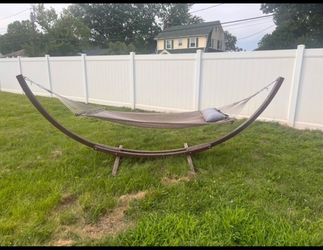 Large hammock stand with hammock