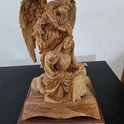 Israel olive wood sculpture