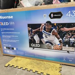 Hisense 43” 4K QLED Smart TV - Open Box