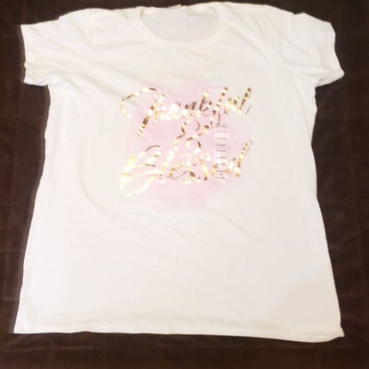 Shirtbrand new 2x thankful and blessed t shirt