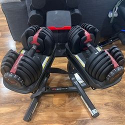 Bowflex 552 Adjustable Dumbbells With Stand 