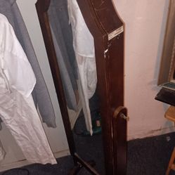 BEL-AIR PICTURE MIRROR INSIDE JEWELRY COMPARTMENTS!