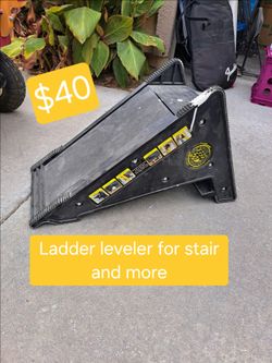 Ladder leveler for stairs and more