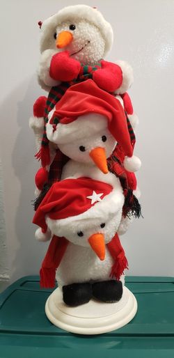 Stacked Snowmen