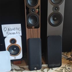 Q ACOUSTICS SPEAKERS FOR SALE.