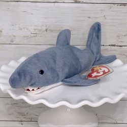 Ty Beanie Babies Crunch The Shark- RETIRED