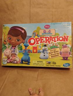 Doc McStuffins OPERATION Board Game