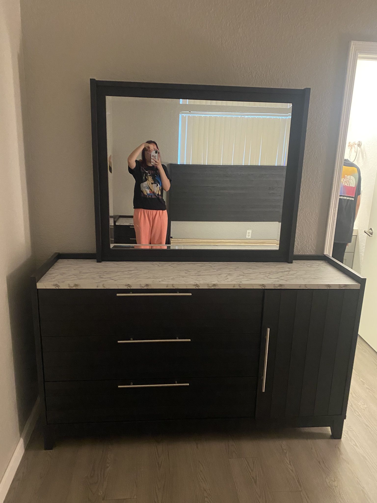 Solitude Espresso Dresser with Mirror