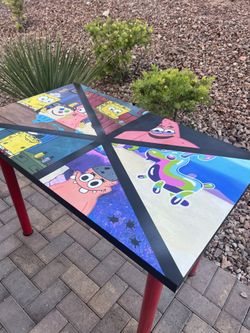 Hand Painted Ikea Table