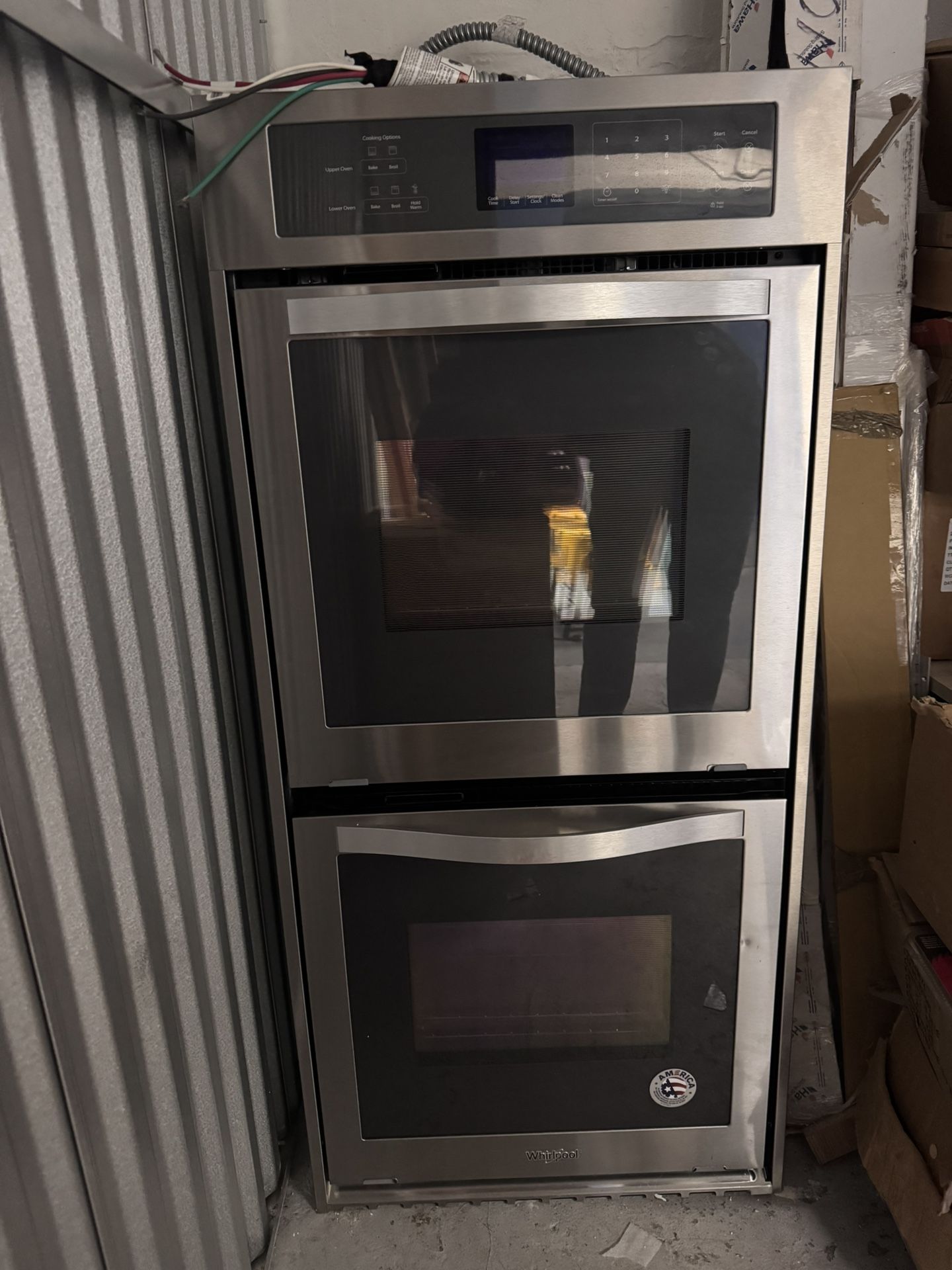 Whirlpool 24” built in double Oven, Brand New