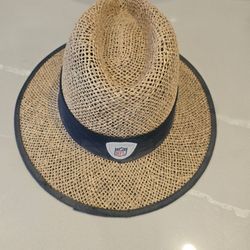 NFL Equipment Straw Fedora Hat