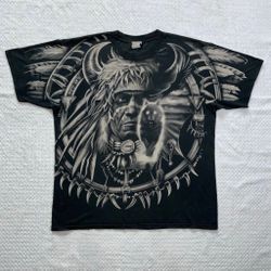 Liquid Blue 2K Wolf Dream Catcher Shirt 