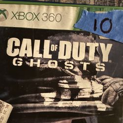 Call Of Duty Ghost Xbox 360