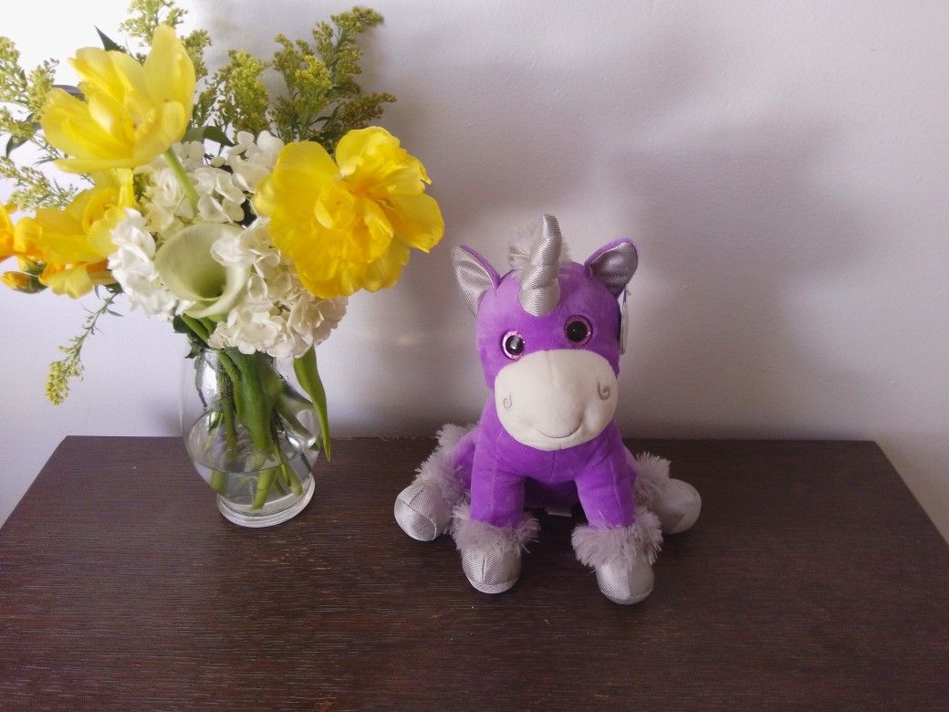 New Purple Unicorn Plush