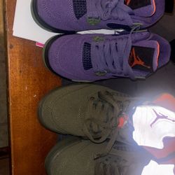 Brand New Jays 4.5 Purple 6.5 Green Boys 