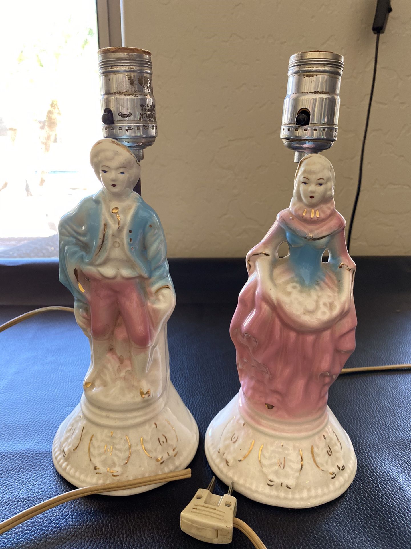 Antique Figurine lamps