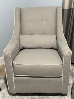 Chair With Storage Ottoman
