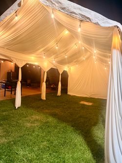 Tent draping