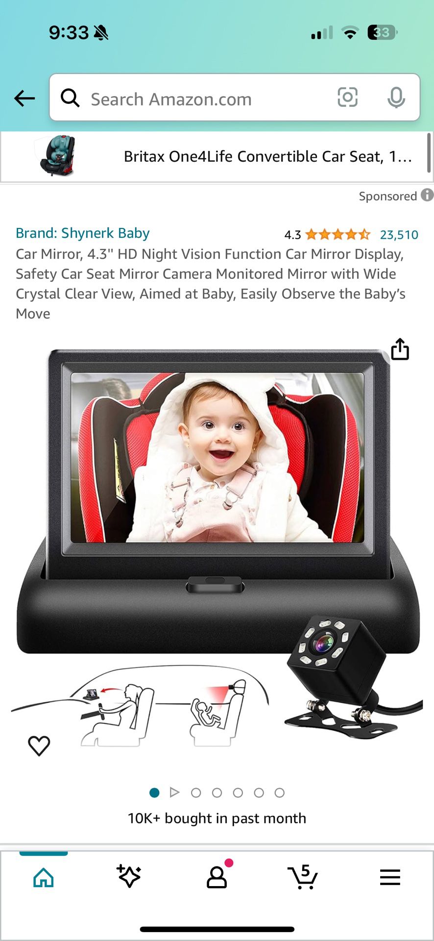 Baby Car Monitor 