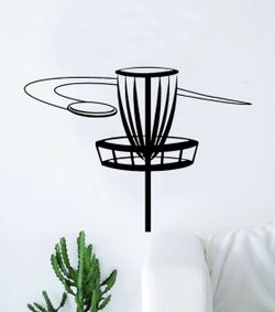 PRE MADE Wall Decal Home Decor Disc Golf